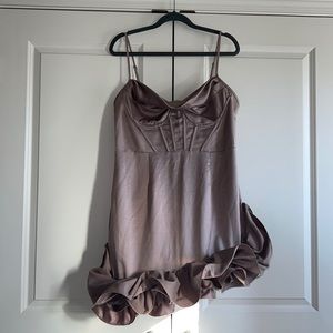 PLT Mauve Satin Dress, size 12